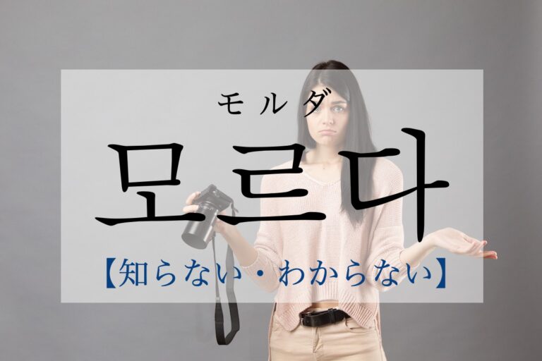 korean-i-do-not-know-moleuda